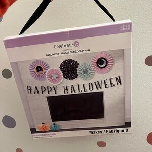 NEW HAPPY HALLOWEEN DECORATIONS BANNER KIT